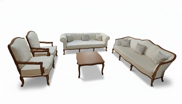 تصویر ست مبلمان فرانسوی لگنی-دسته کوتاه