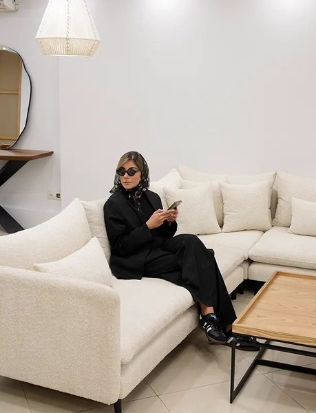 image of Fux L sofa
