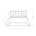 image of Toya double bed 160