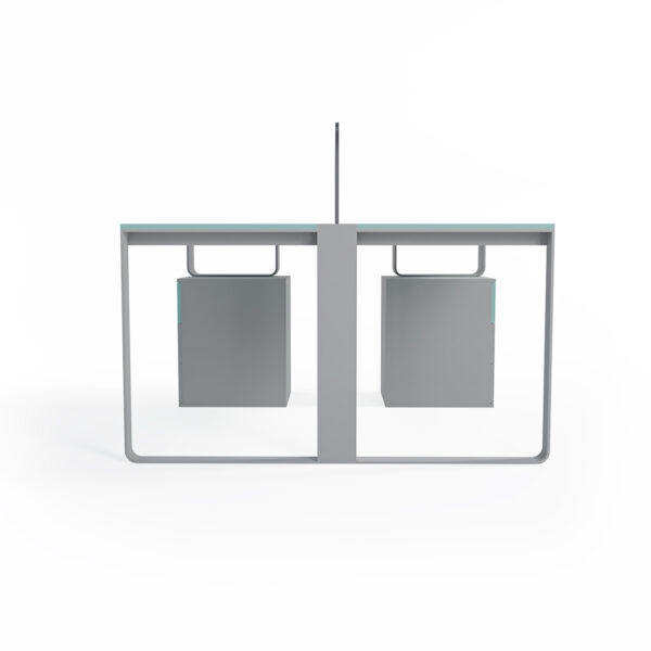 تصویر میز کارگروهی ۲ نفره Medusa مدل WF2