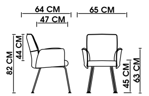 تصویر مبل مهمان سل H240