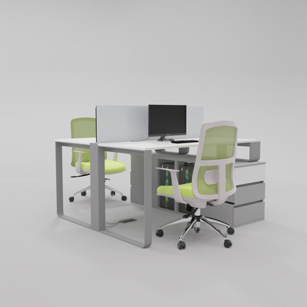 تصویر میز کارگروهی ۲ نفره Medusa مدل WF2