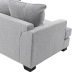 image of KINGSTON sofa R grey 632028