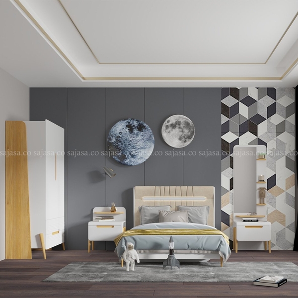 تصویر سرویس خواب یکنفره دیبا