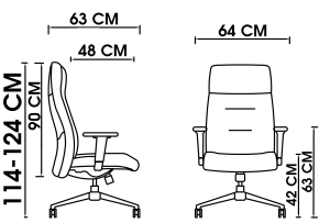 تصویر صندلی مدیریتی کاپا M300