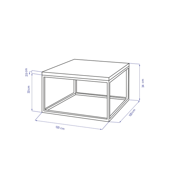 image of Chilan square coffee table