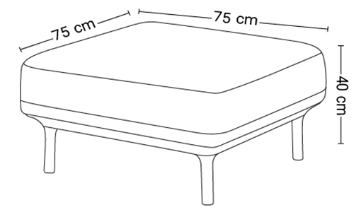 image of Copper square puff