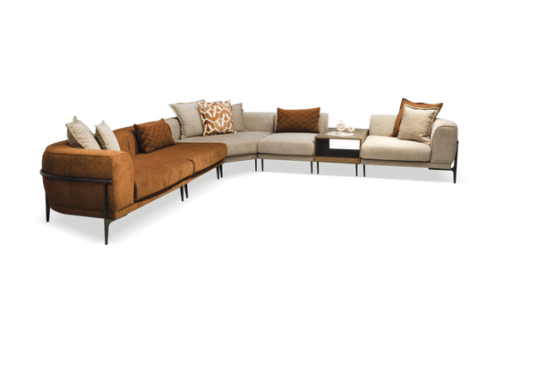 image of Nevada L shaped sofa