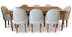 image of Makan Dining Set for 8
