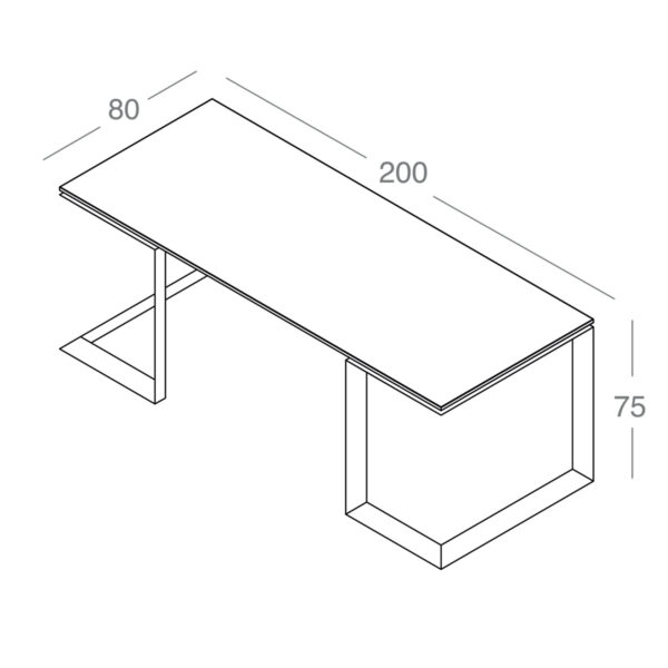 تصویر میز مدیریتی Golden Nova مدل M