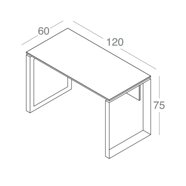 تصویر میز کارمندی Nova مدل S