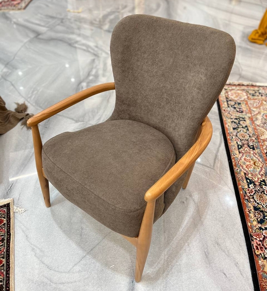 image of Wood Single Sofa