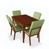 image of Flor Dining Set 4 Seater