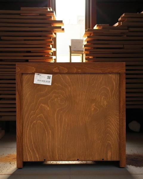 image of Concept Walnut bed side drawer