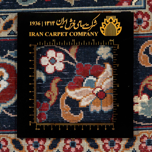 تصویر قالی کاشان 35 رج قواره قالیچه شناسه اثر 421143