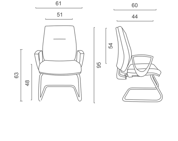 تصویر صندلی کنفرانسی فلوته