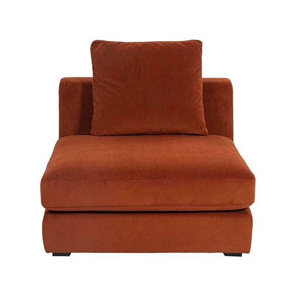 image of READ armless chair rust 662835