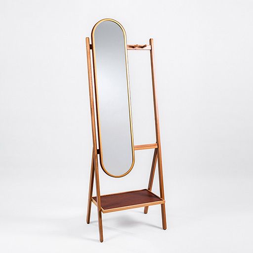 image of W7800 Model Wooden Standing Mirror