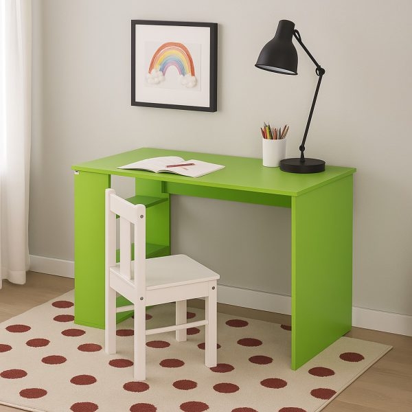 تصویر میز تحریر قفسه دار مدل Eco