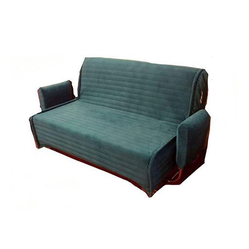 image of double sofa bed with support handle