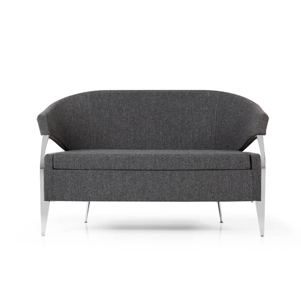 تصویر مبل دو نفره الکا پایه کروم