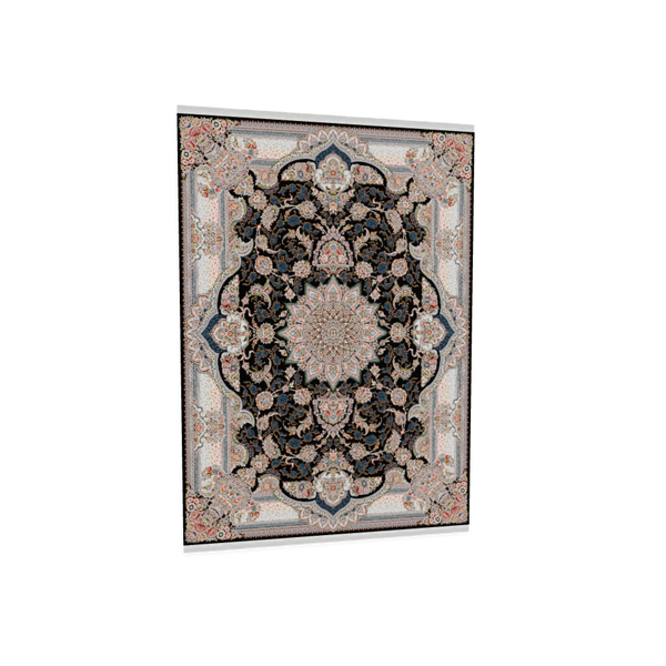 image of MahToranj Rug-Navy Blue