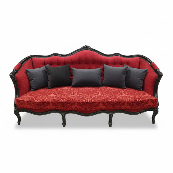 تصویر ست مبلمان فرانسوی سه گل