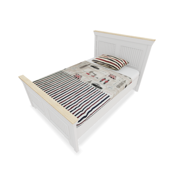 image of Monteh Single Bed-kitami white