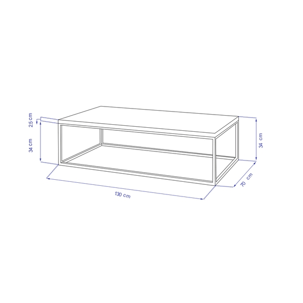 image of Chilan rectangular coffee table