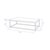 image of Chilan rectangular coffee table