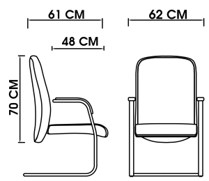 تصویر صندلی کنفرانسی پیلو C2060