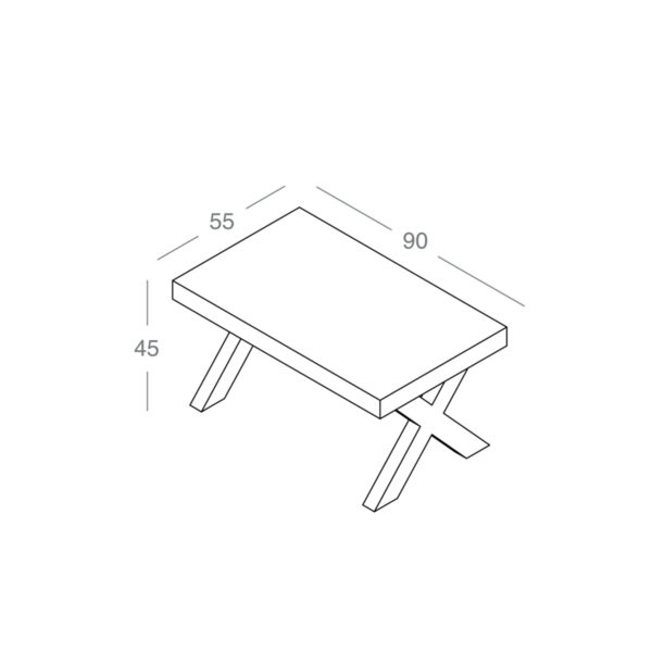 تصویر میز جلو مبلی Exa مدل T90