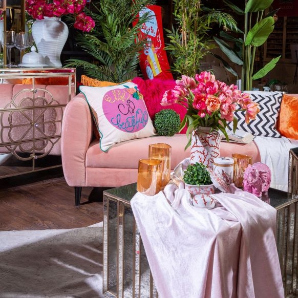 image of GOZO sofa 3 pink 662772