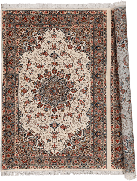 تصویر قالی اراک 35 رج قواره پرده ای شناسه اثر 4-25934