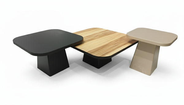 image of Marble Triple Coffee Table