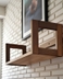 image of Simple Walnut Wall Mounted shelf