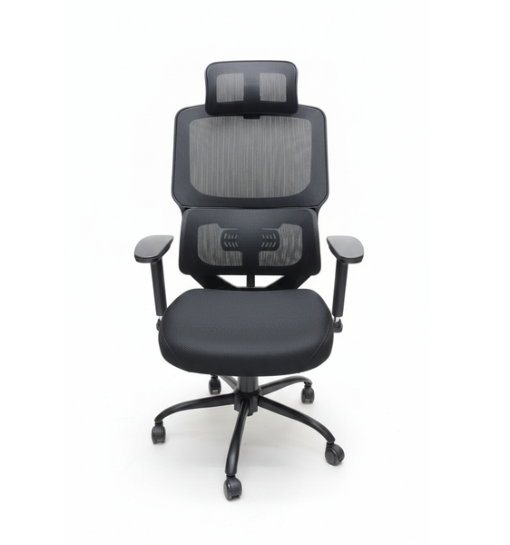 تصویر صندل اداری پشت توری سه تکه