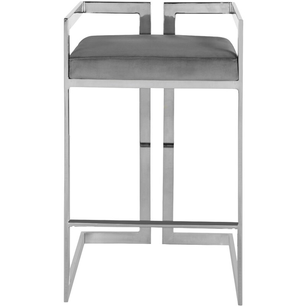 image of Silver Naples Bar Chair image of Silver Naples Bar Chair