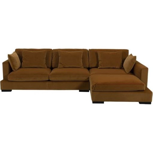 image of BELLUCCI sofa 3 chaise lounge Right yellow 672453