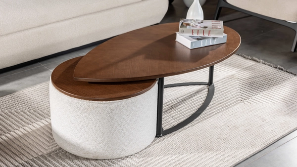 تصویر میزعسلی پارچه ای پونه