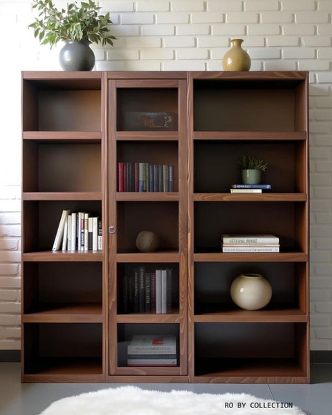 image of RO bookcase with door