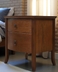 image of Victoria Walnut bed side drawer