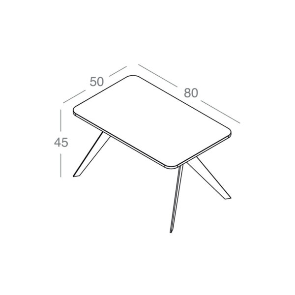 تصویر میز جلو مبلی Swan مدل T80