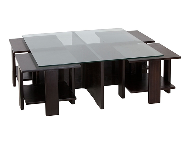 image of Novin coffee table with 4 side tables