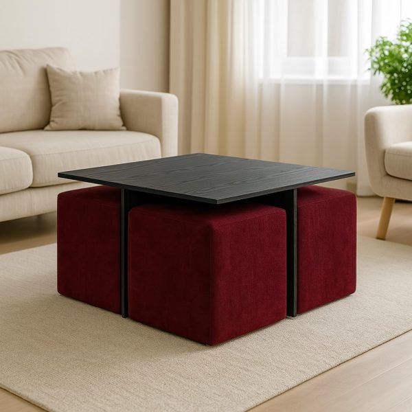 تصویر میز جلومبلی پاف دار P4