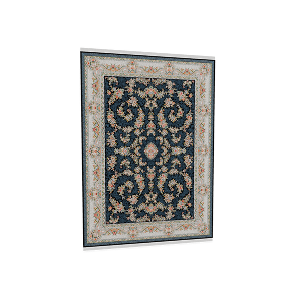 image of Salma Rug-Navy Blue