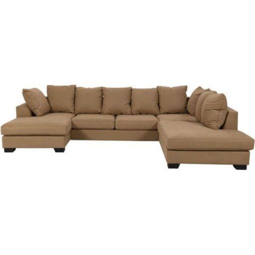 image of KINGSTON sofa U shape Right light brown 668078