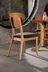 image of Hima chair with wooden backrest