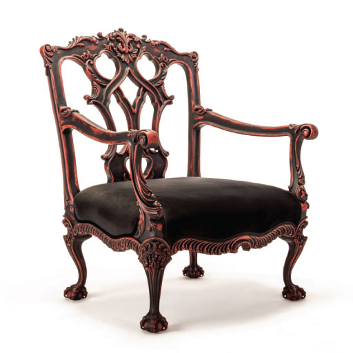 image of Hermes Rattan Back Armchair