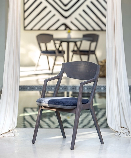 image of Verna wooden dining chair